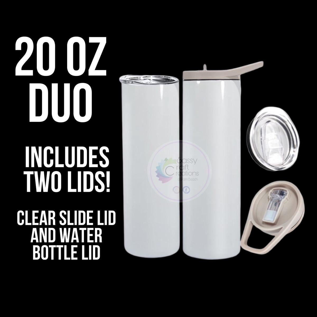 20oz WATER BOTTLE - Tropic Tumblers