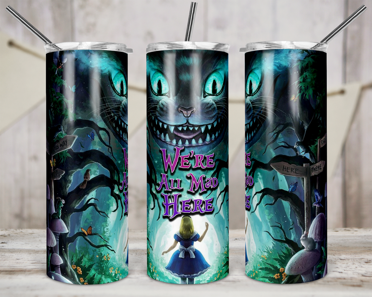 Dining, Custom Alice In Wonderland Tumbler