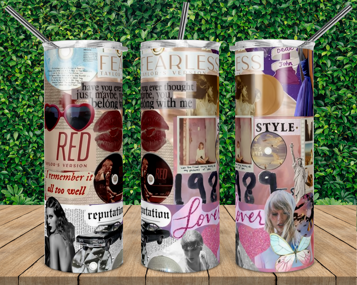 Taylor Swiftpersonalized Tumbler With Lid and Straw 