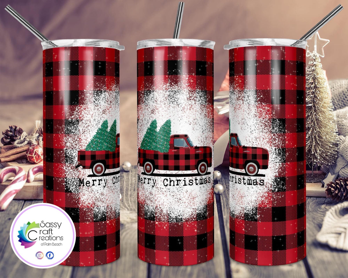 Christmas Red Truck Paper Cups - Stesha Party - christmas, cup