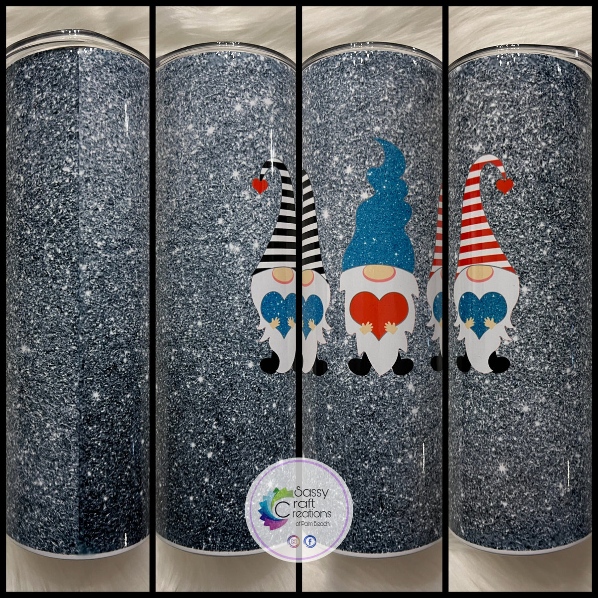 Gnome Personalized Valentine's Day Insulated Acrylic Tumbler