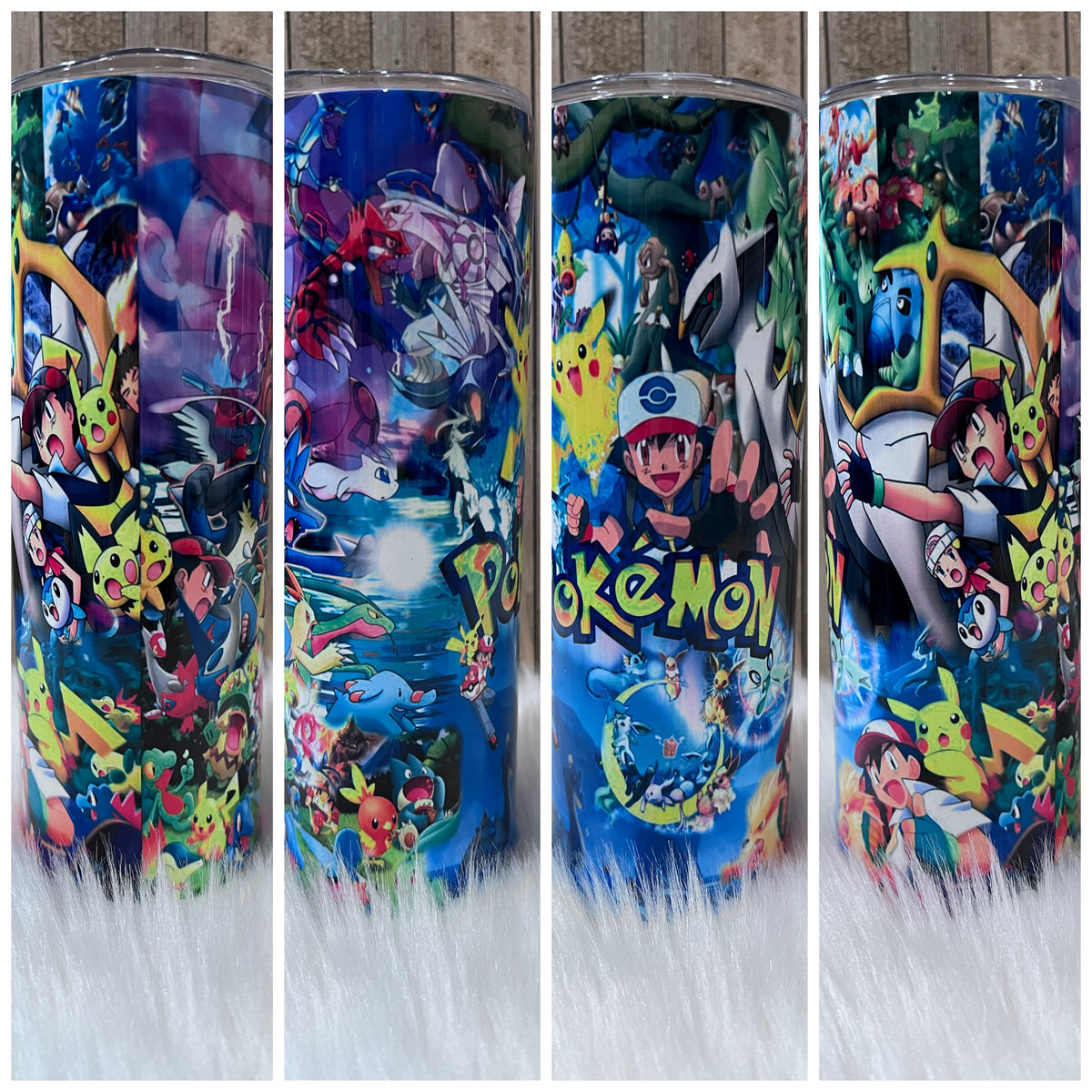 Nintendo Pokemon Collage Tumbler With Straw 20oz – Collective Hobbees