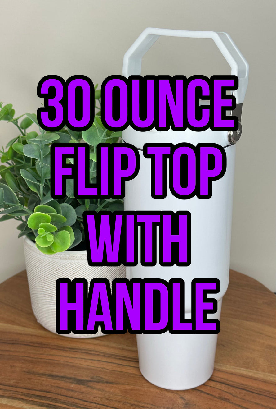 30 OUNCE FLIP TOP WITH HANDLE