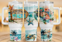 40 oz. Life is Better at the Beach | Turtle Tumbler