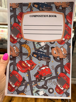 Cars Composition Notebook