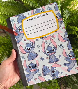 Blue Alien Composition Notebook