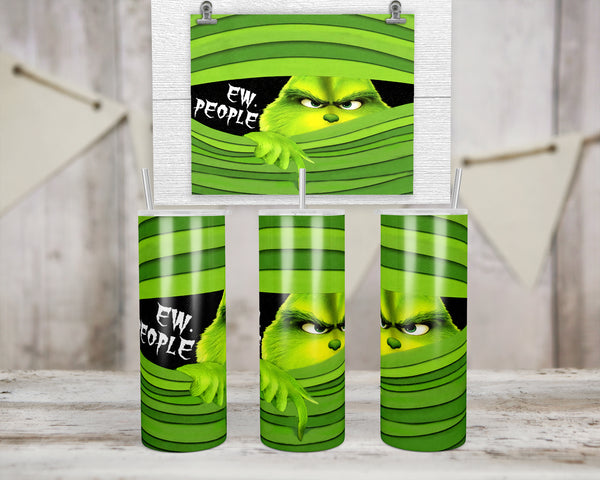 Grinch tumbler – Happy Flames & Creations