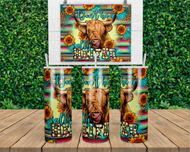 Don't Be A Salty Heifer | Highland Cow Tumbler