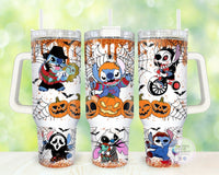 40 oz. Horror Stitch Characters Tumbler