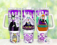 40 oz. Cartoon Villain Characters Tumbler | Design #2