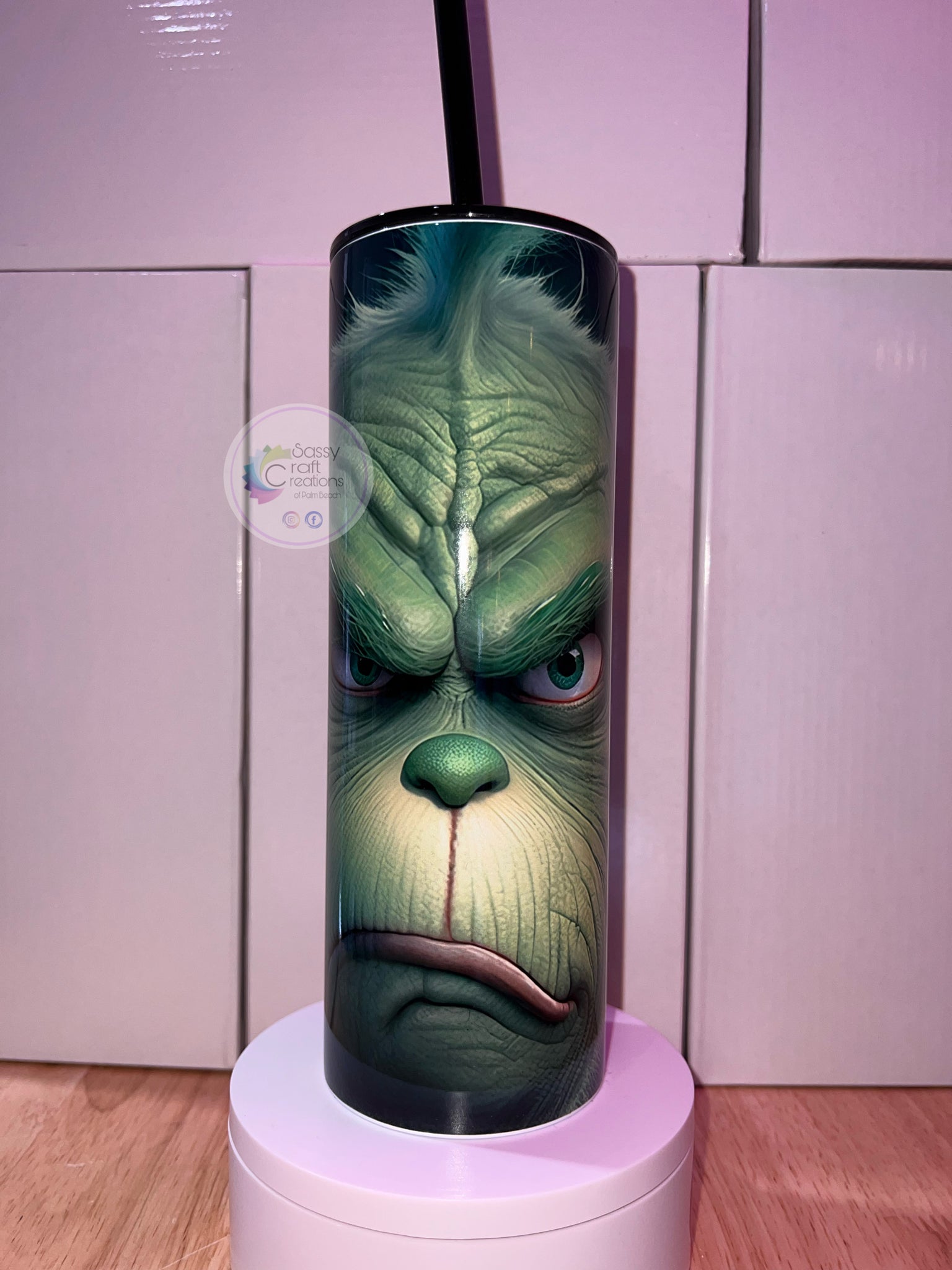 Grinch Tumbler  Sassy Dogs Boutique