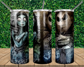 Nightmare Before Christmas Tumbler | Mugshot Design #1