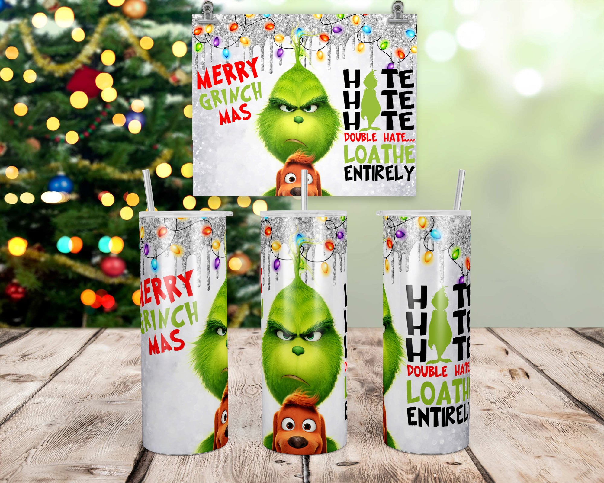 Grinch & Max Tumbler