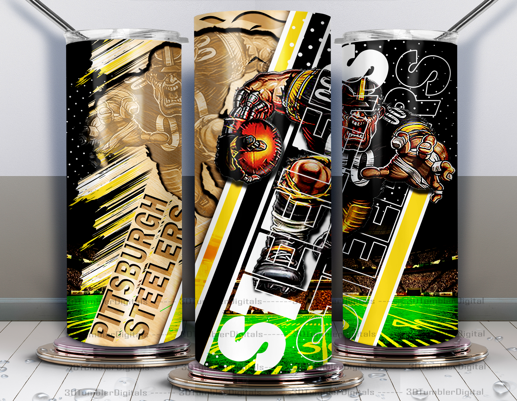 Steelers Epoxy Tumbler 