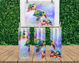 Rainbow Sea Turtles Tumbler