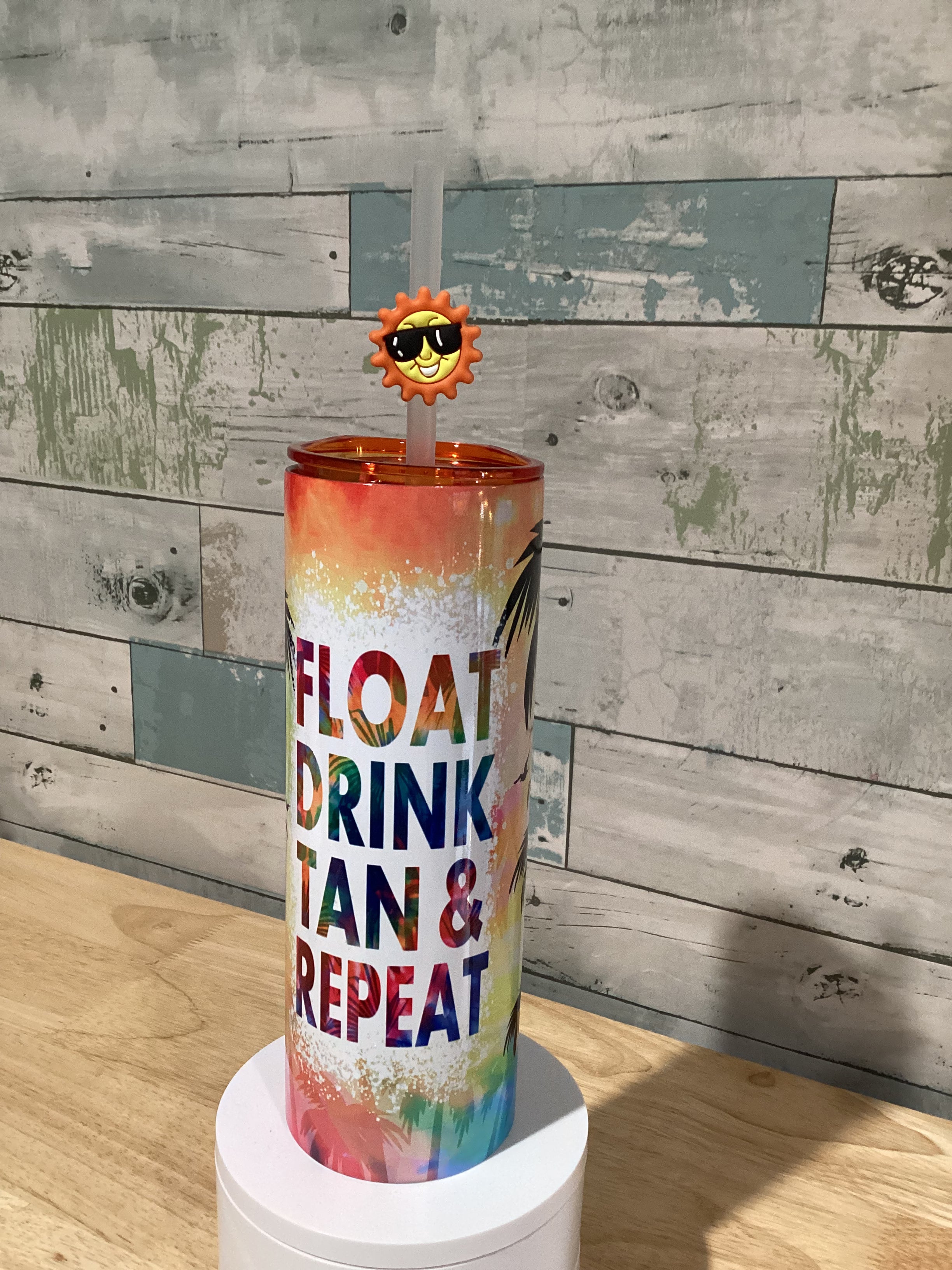 Float Drink Tan Repeat Tumbler – VIPease Customs