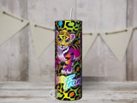 Lisa Frank Inspired Tumbler | Animal Print Tumbler