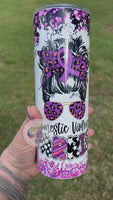 Domestic Violence Warrior Tumbler