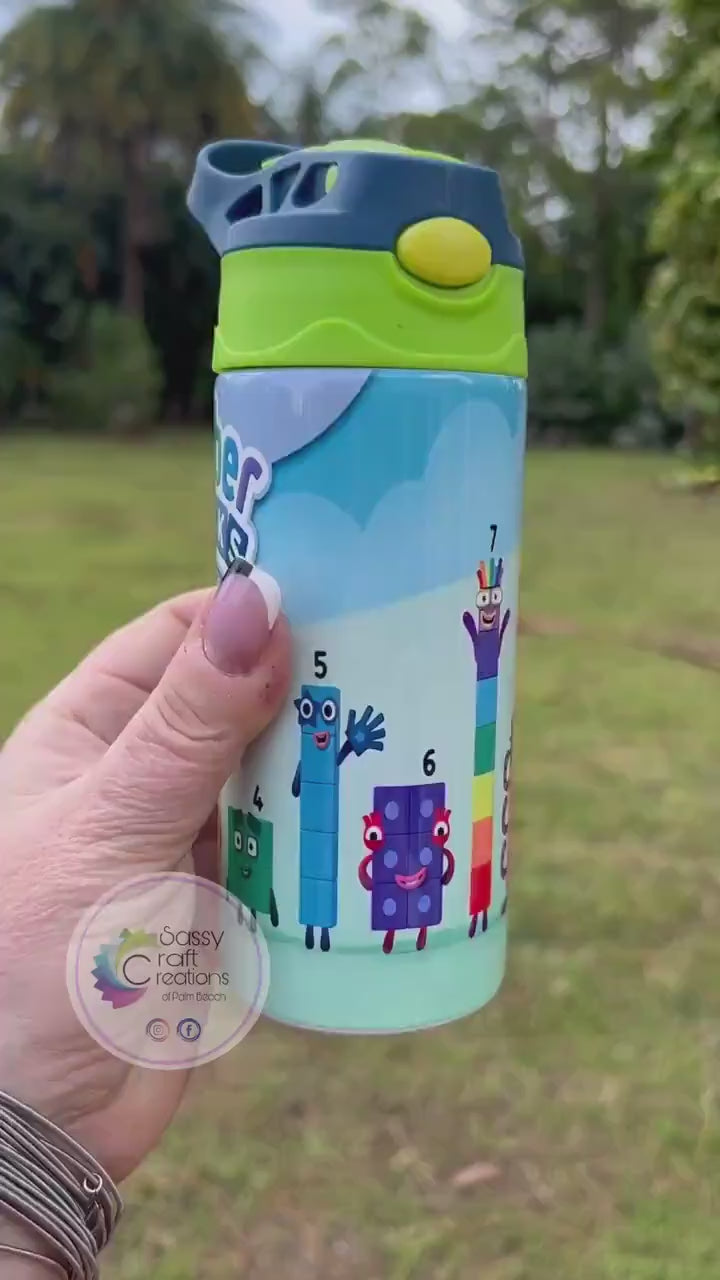 Cocomelon Spill-proof Flip-top Sippy, Personalized!