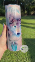 Wolf Dream Catcher Tumbler