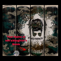 Army Mom Camo Tumbler