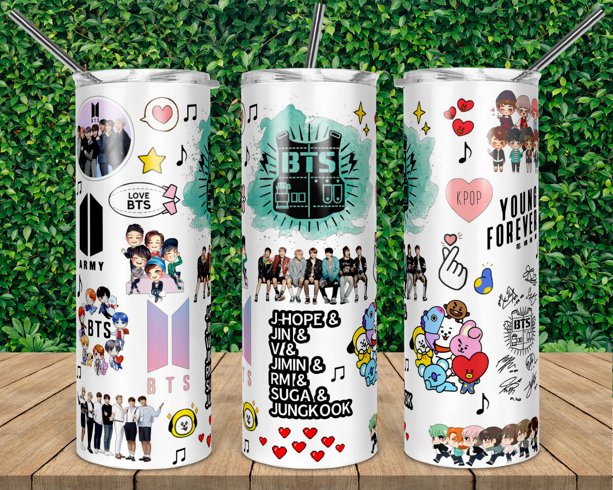 BTS tumblers on sale on my website now! What Kpop tumblers should I ma