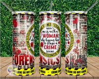 Crime Scene Tumbler