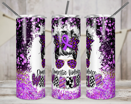 Domestic Violence Warrior Tumbler