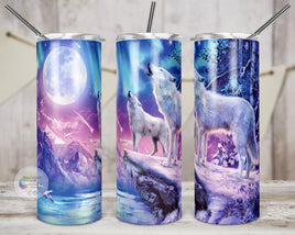 Howling Wolves Tumbler