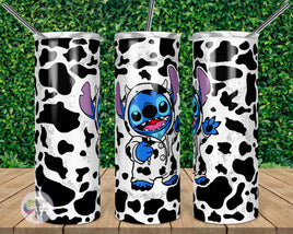 Stitch Cow PJs Tumbler