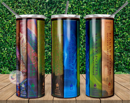 Harry Potter Book Series Tumbler