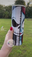 Nightmare Before Christmas Tumbler | Jack & Sally Tumbler