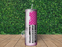 Breast Cancer Warrior Tumbler | Personalized!