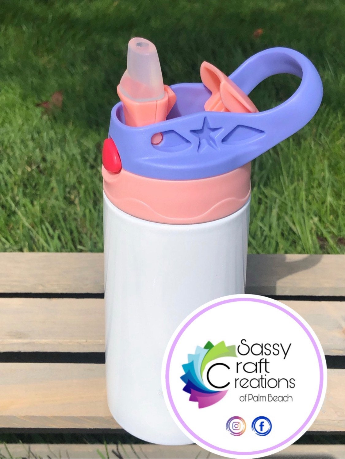 Astronaut Space Kids 12 oz Water Bottle Flip Top – Crafty Casey's