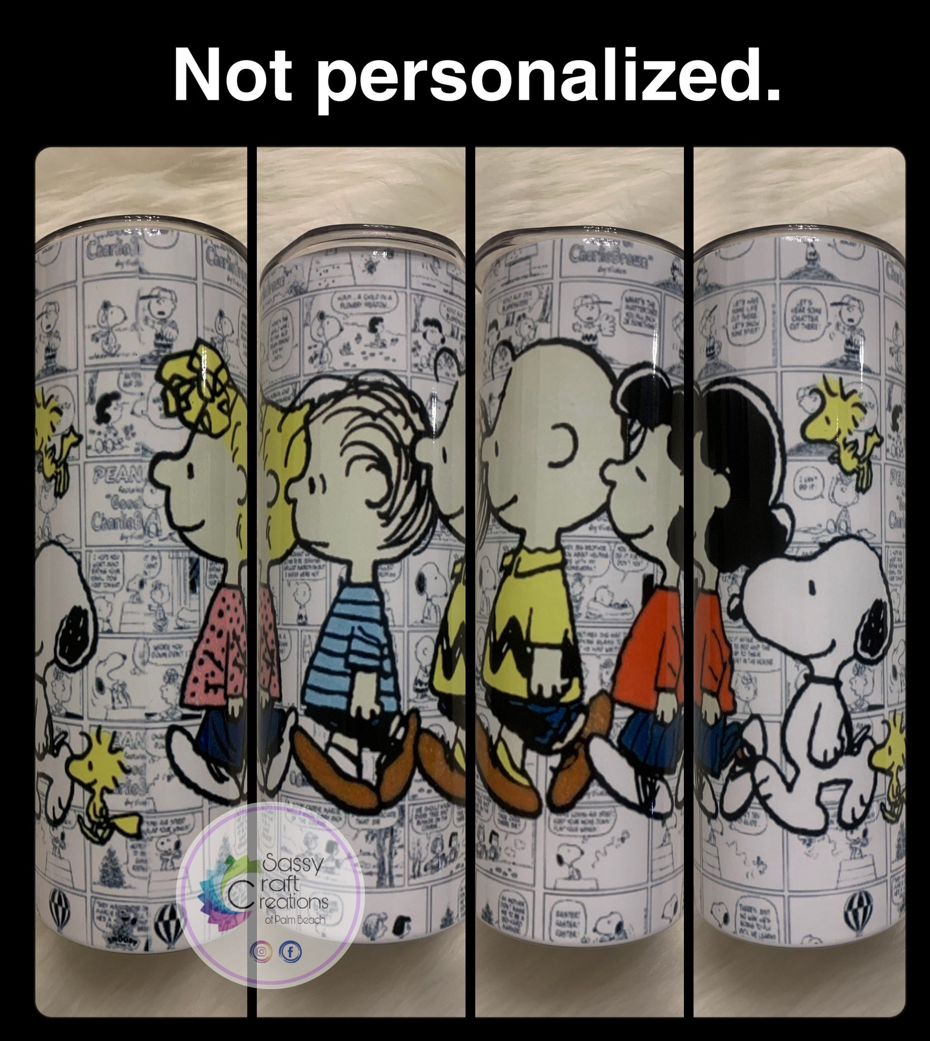 Peanuts Snoopy Glass Cup Personalized Snoopy Glass Can 