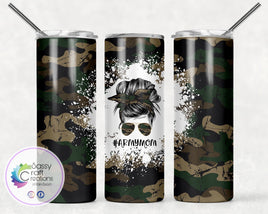 Army Mom Tumbler Cup