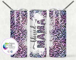 Blessed Mama Cheetah Tumbler Cup