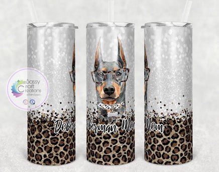 Doberman Pinscher Mom Tumbler