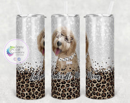 Cream Labradoodle Mom Tumbler