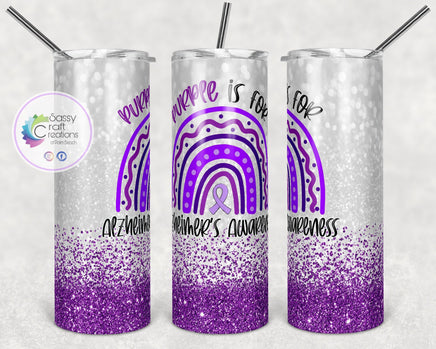 Alzheimer's Awareness Tumbler Cup