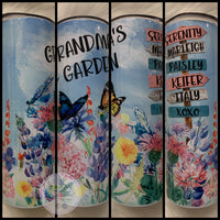 Grandmas Garden Tumbler