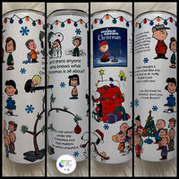 Peanuts Charlie Brown Christmas Tumbler