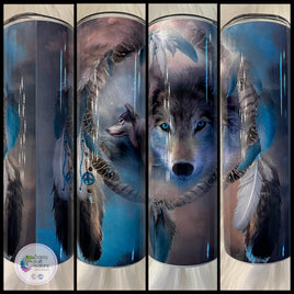 Wolf Dream Catcher Tumbler