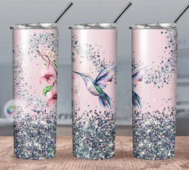 Pink Hummingbird Tumbler