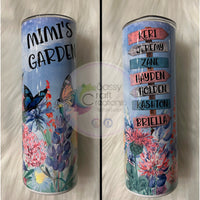 Mimi's Garden Tumbler Personalized