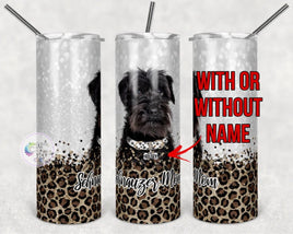 Schnauzer Mom Tumbler | Black Schnauzer | Personalized!