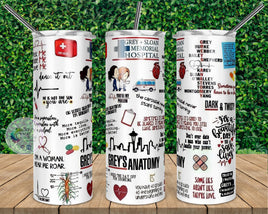 Grey's Anatomy Tumbler