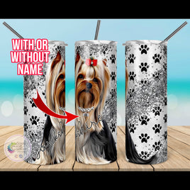 Yorkshire Terrier Tumbler | Yorkie Tumbler | Personalized!