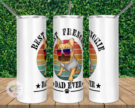 Best Frenchie Dog Dad Tumbler