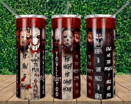 Horror Movie Characters Tumbler